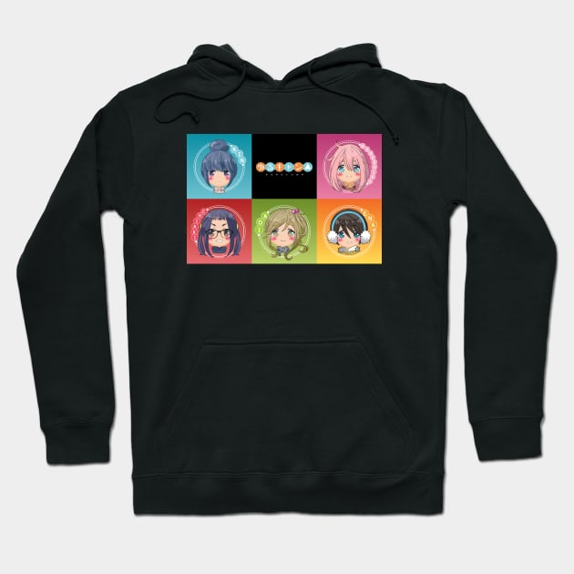 Yuru Camp Hoodie by annimedit